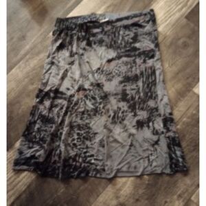 Carla B.  Italy Women's Size 52 / US Size 16 Abstract Pattern Midi Skirt